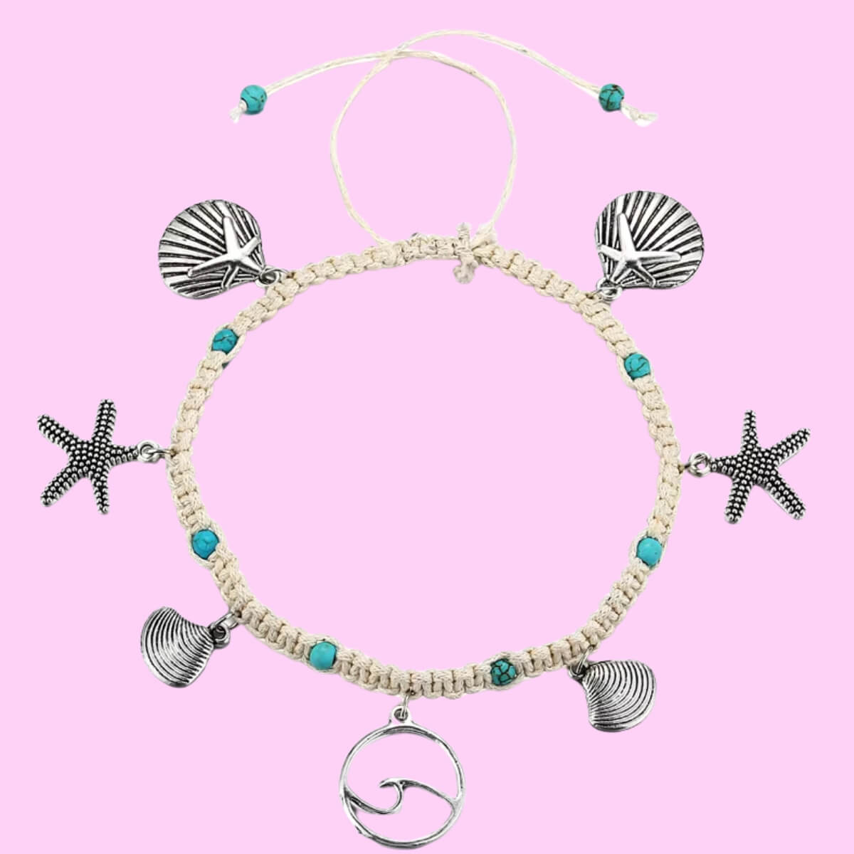 Bohemian Crochet Anklet