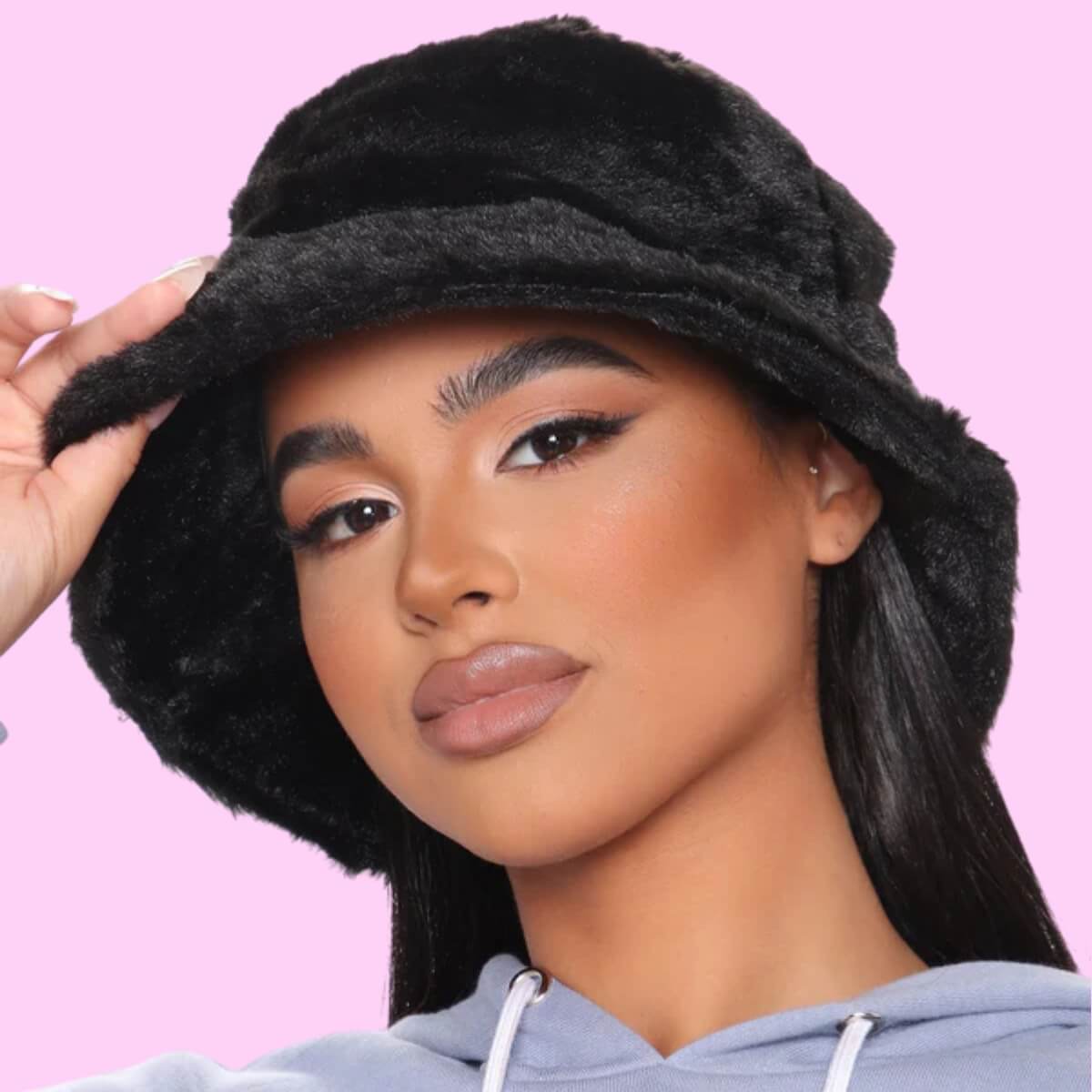 Faux Fur Bucket Hat