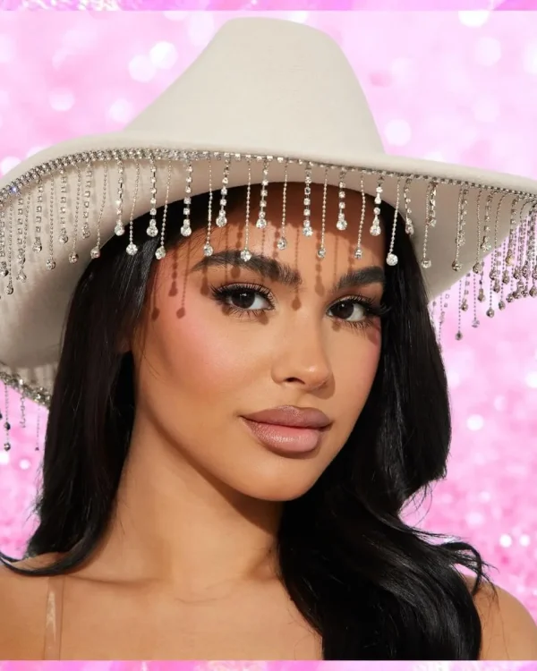 Fringe Rhinestone Cowboy Hat