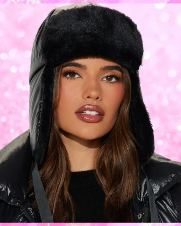 Genuine Leather Fur Bomber Hat