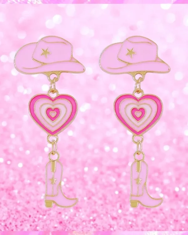 Cowboy Boots & Hat Earrings