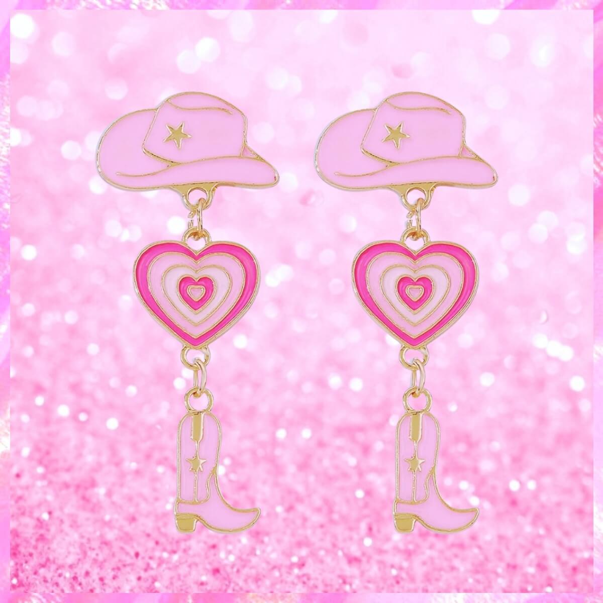 Cowboy Boots & Hat Earrings
