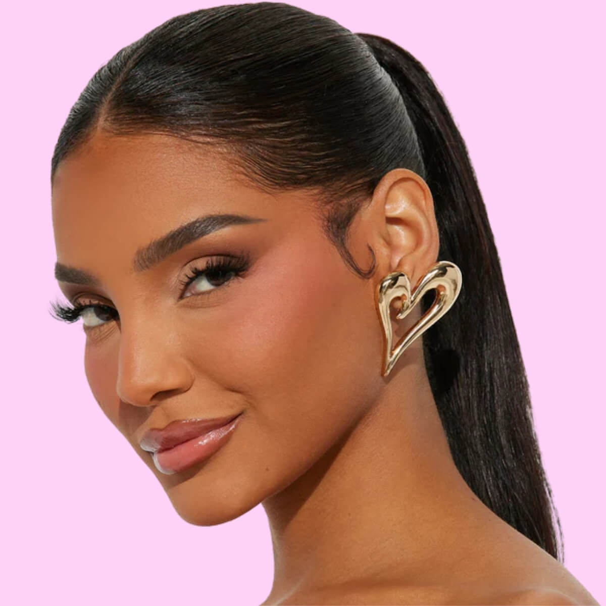 Heart Stud Earrings