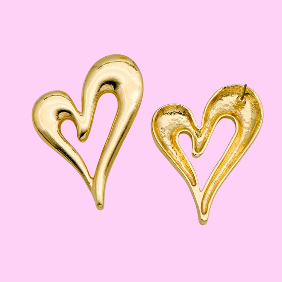 Heart Stud Earrings