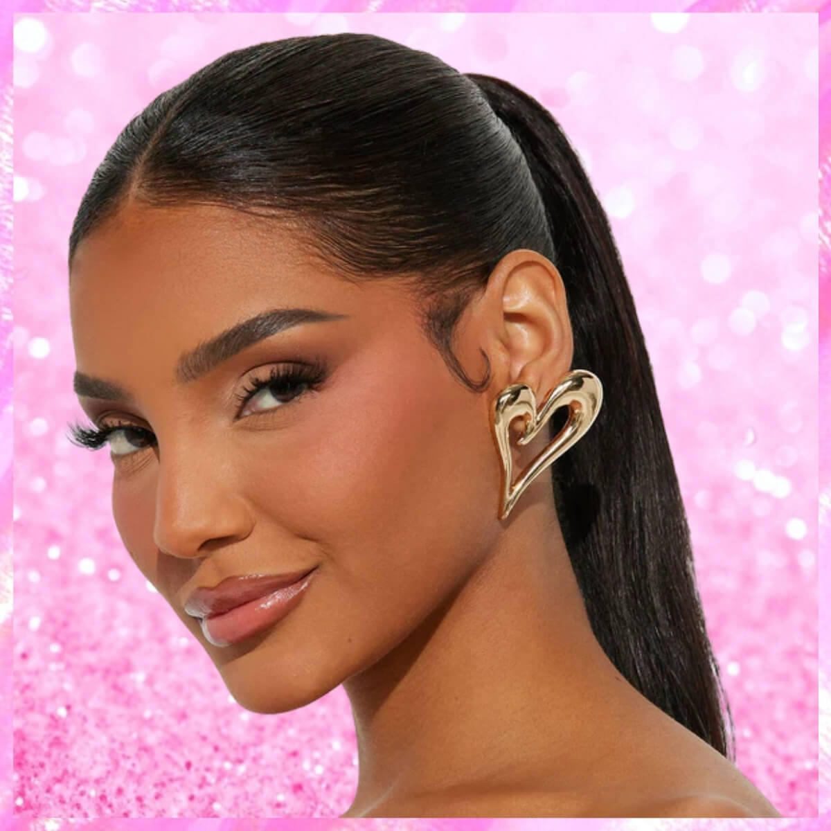 Heart Stud Earrings