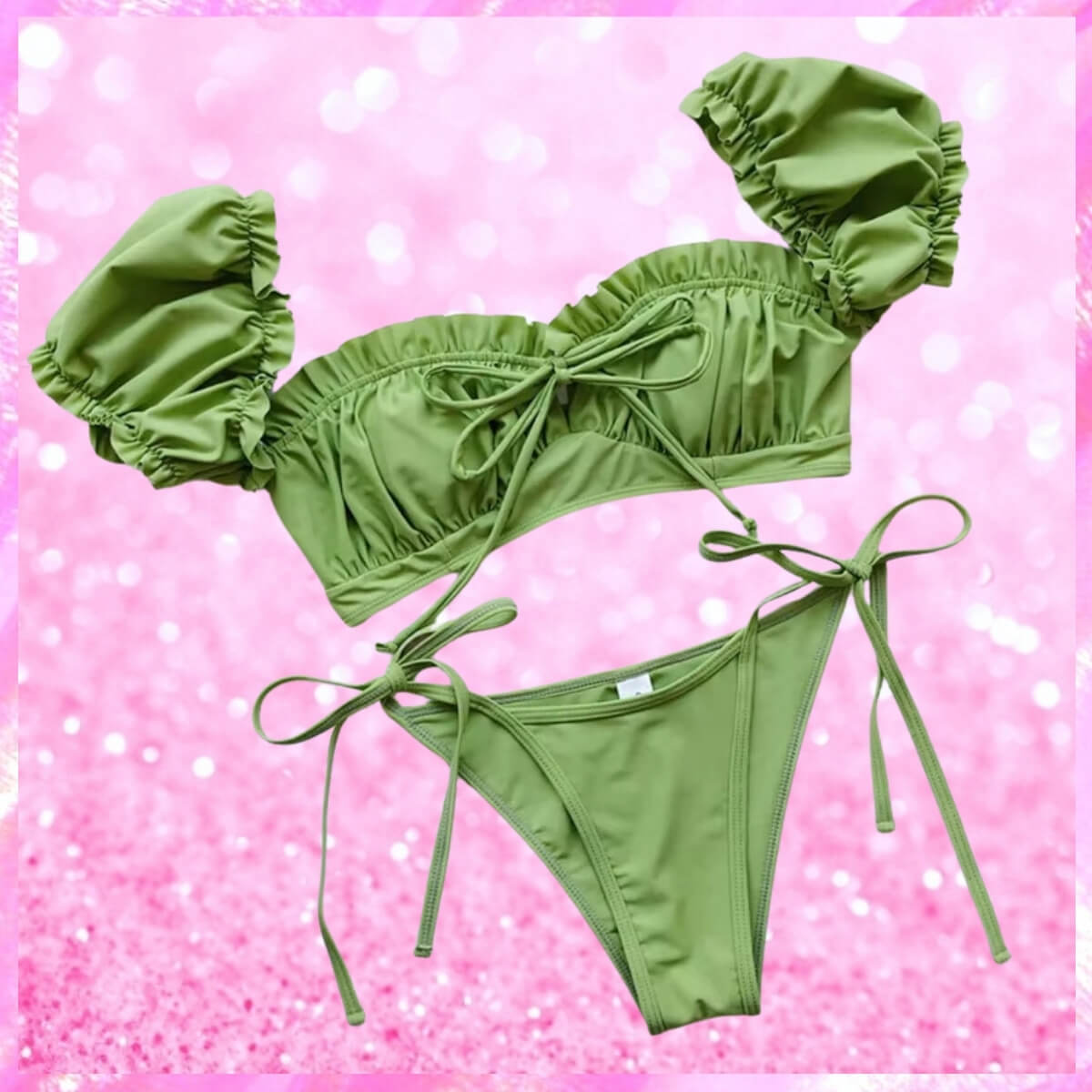 Off Shoulder Bikini Set
