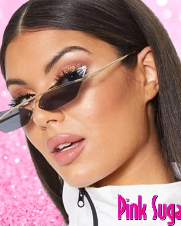 00 Black Lense Brow Bar Cat Eye Sunglasses