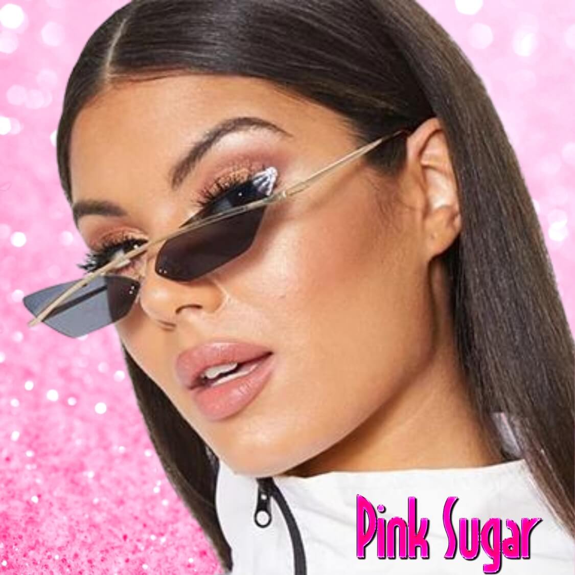 Black Lense Brow Bar Cat Eye Sunglasses