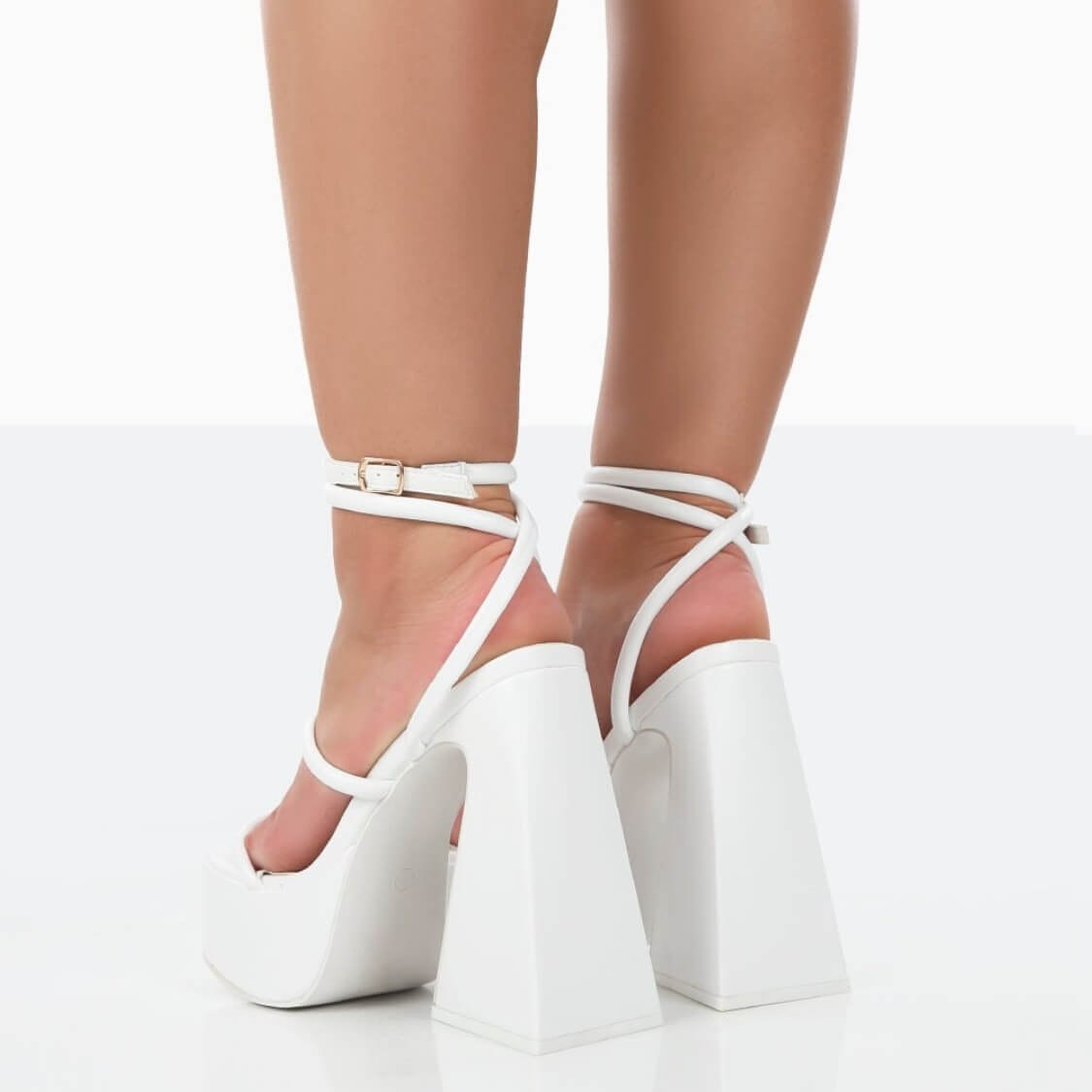 Block Heel Ankle Strap Heels