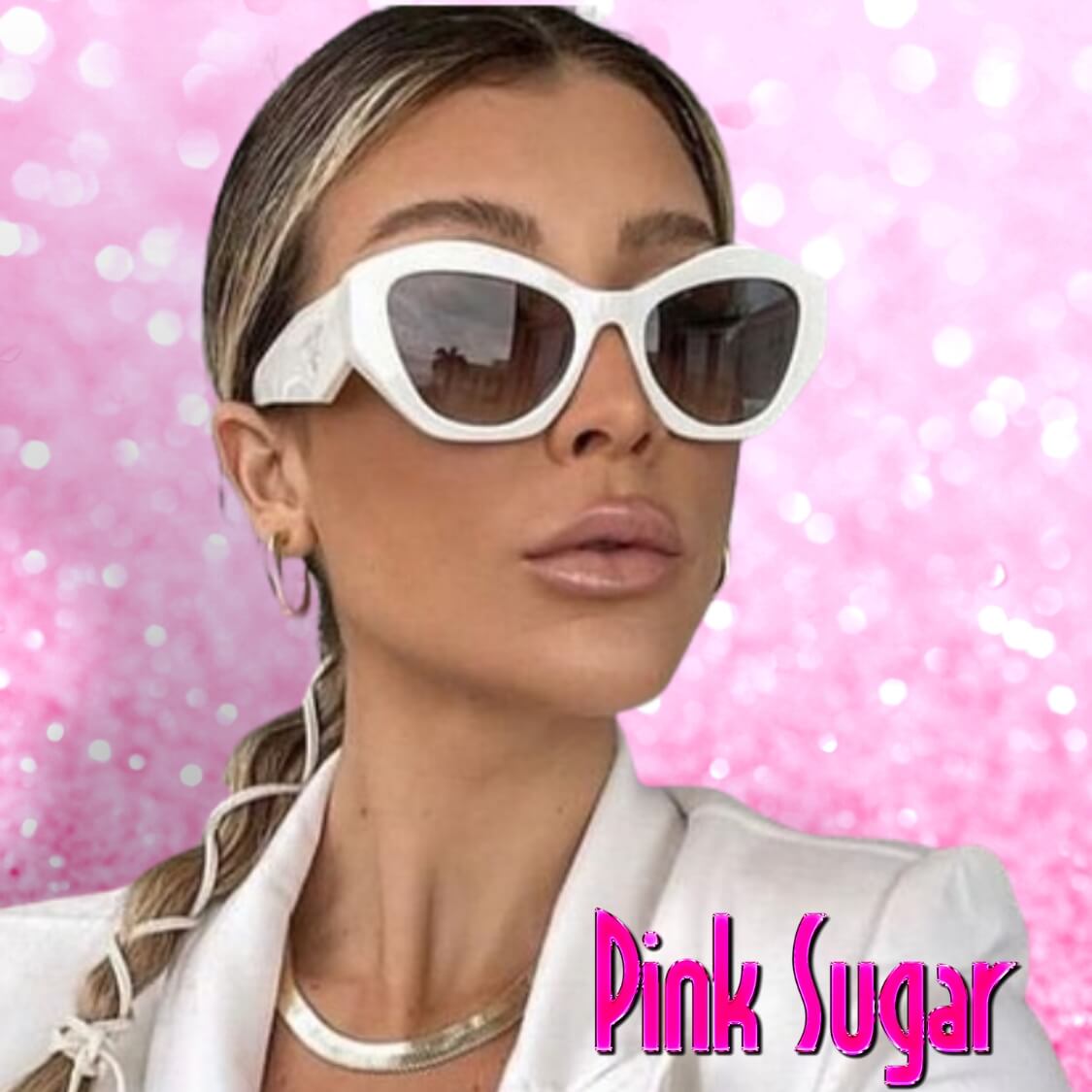 Geometric-Frame Sunglasses