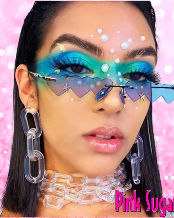 00 Heart Sunglasses