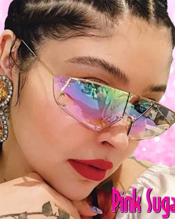 00 Mirrored Visor Sunglasses