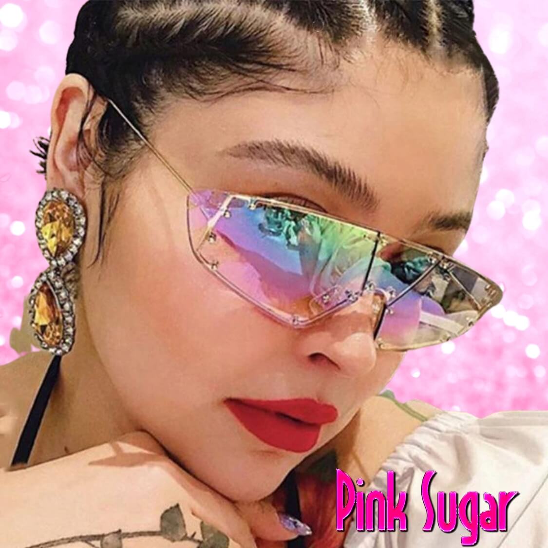 Mirrored Visor Sunglasses