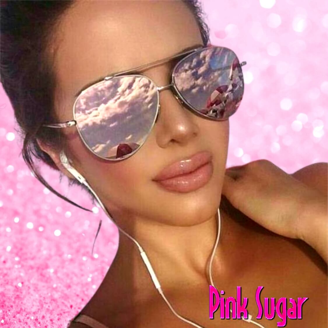 Pink Aviator Sunglasses