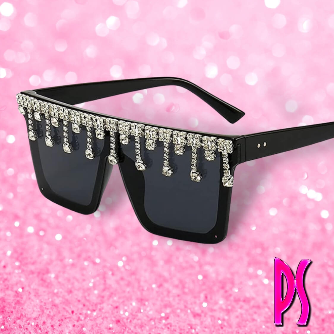 Rhinestone Drip Sunglasses