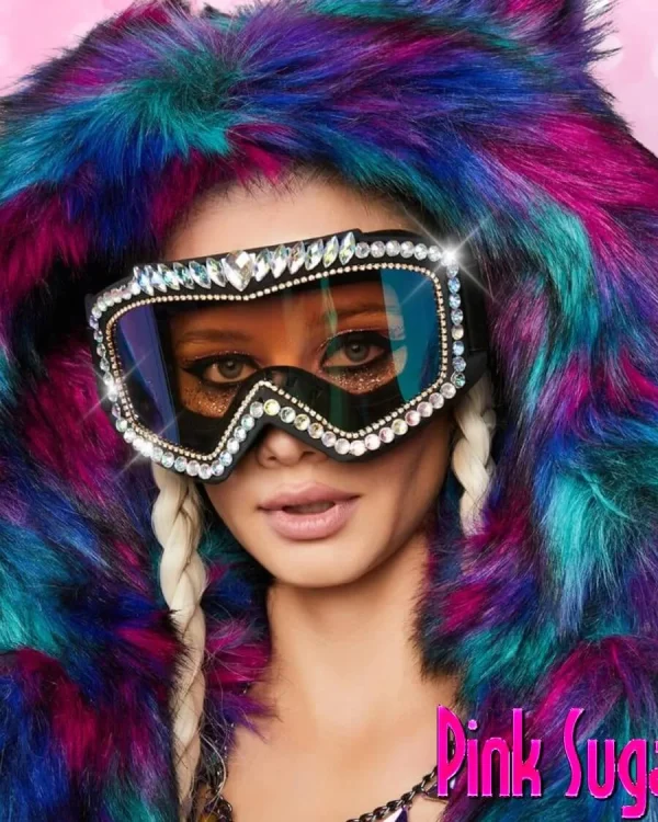 00 Rhinestone Goggles