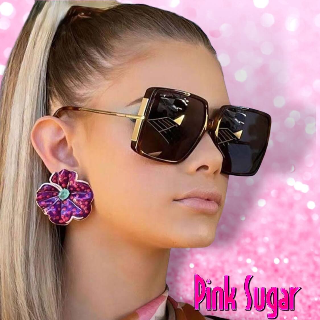 Thick Square Polarized Sunglasses