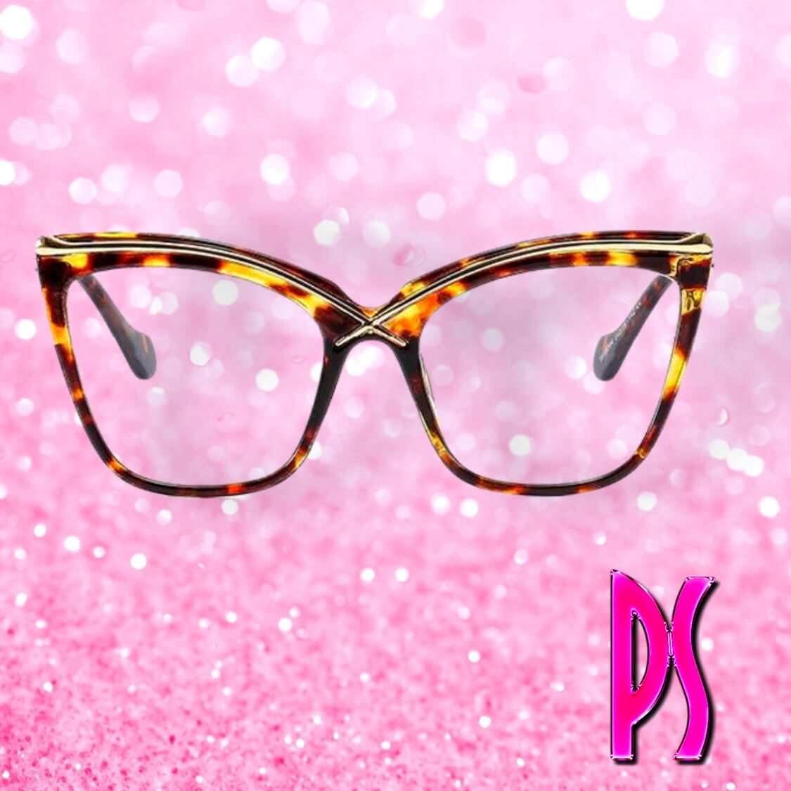 Tortoise Anti-blue Light Glare Clear Glasses