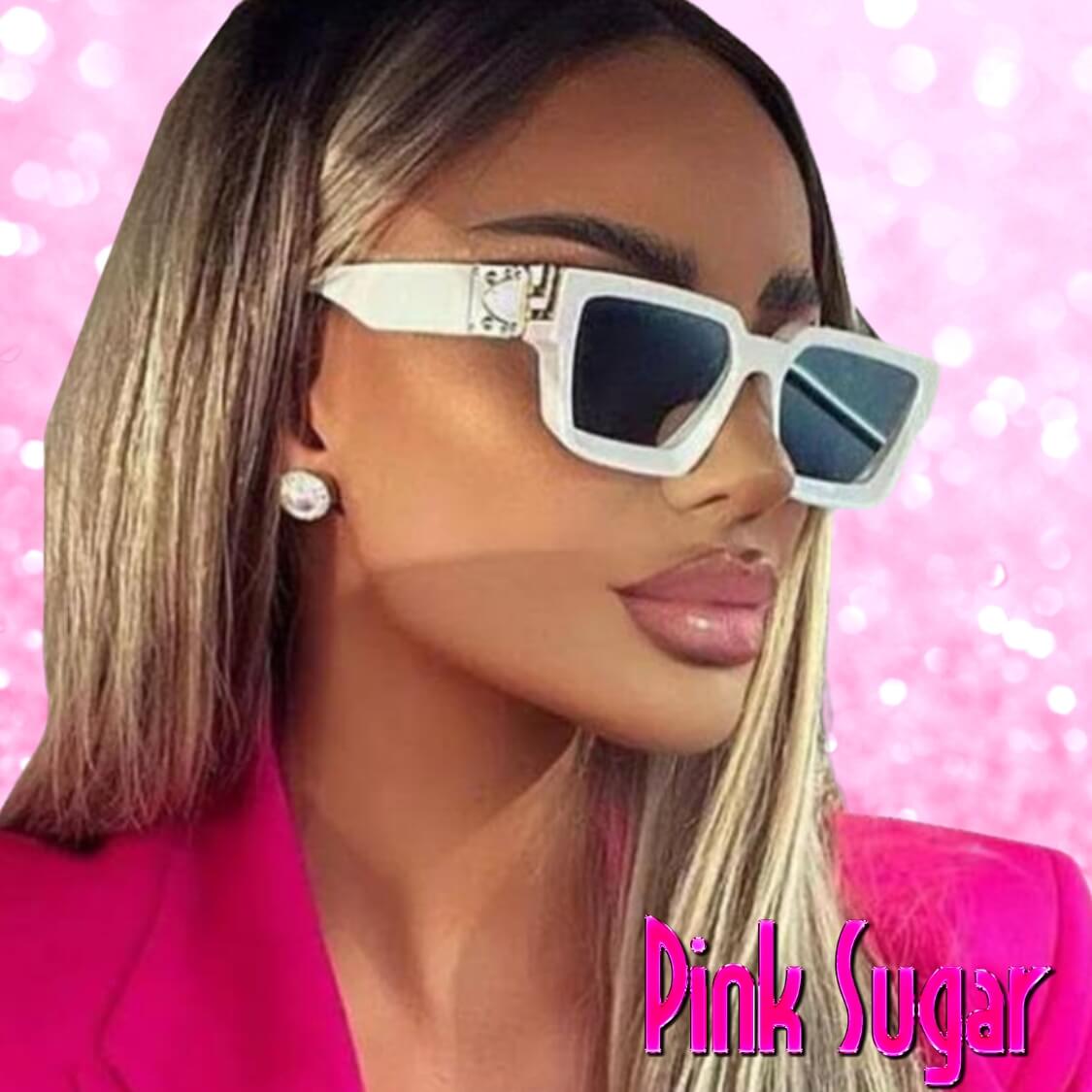 White Square Sunglasses
