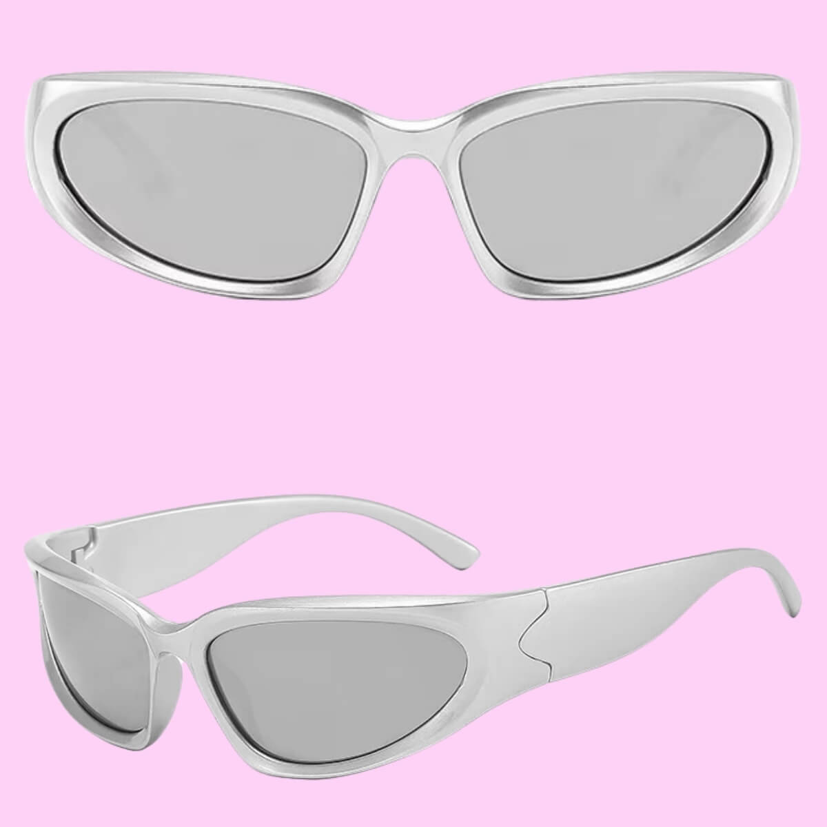 Reflective UV Sporty Sunglasses
