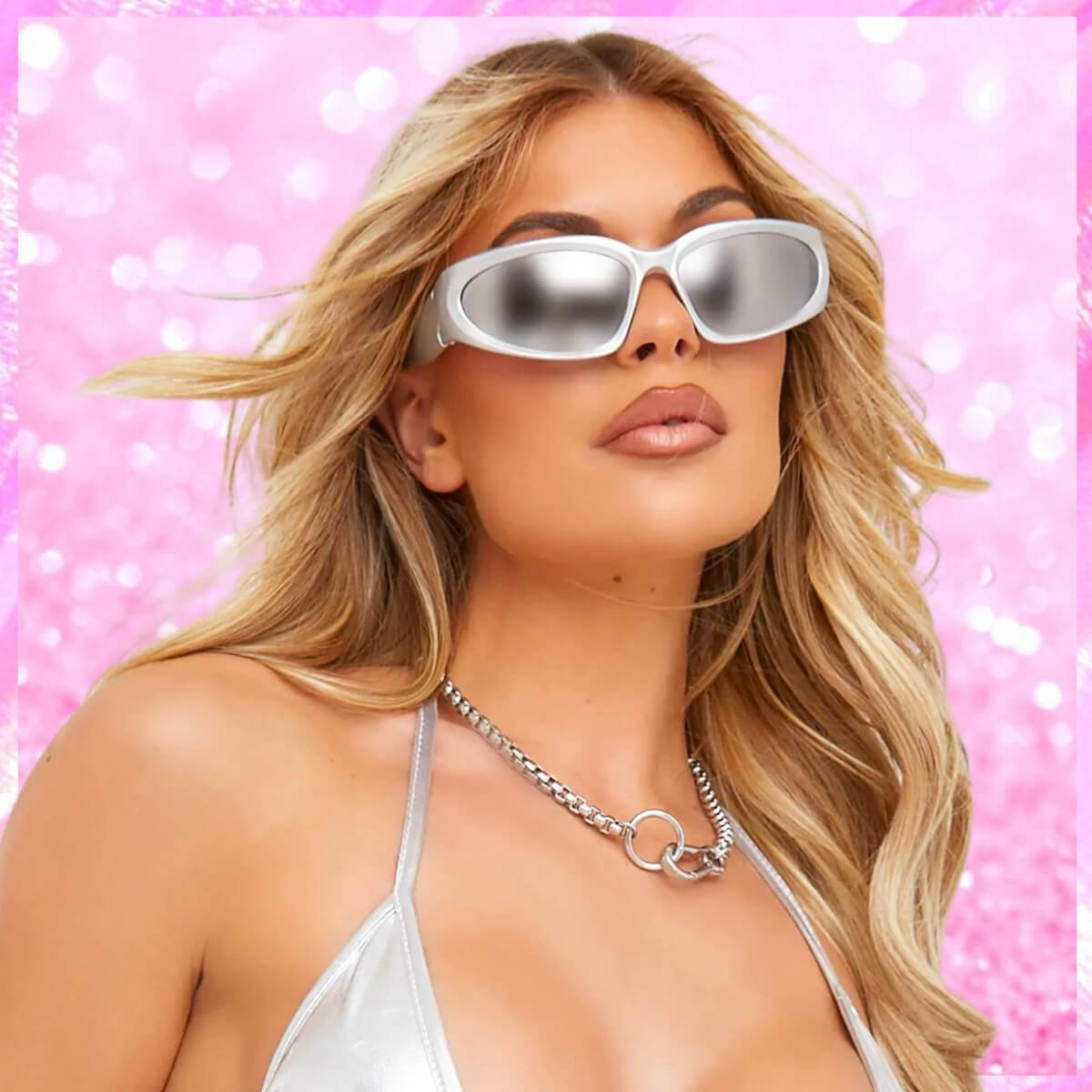 Reflective UV Sporty Sunglasses