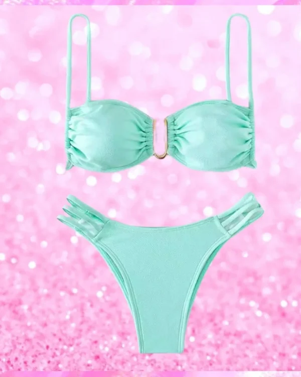 Triple Strap Bikini Set