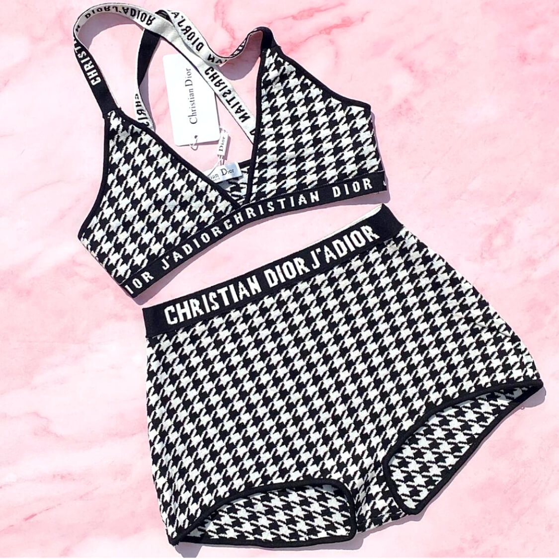 Christian Dior Houndstooth Bikini 