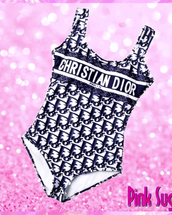 00 Christian Dior Monogram swimsuit 3
