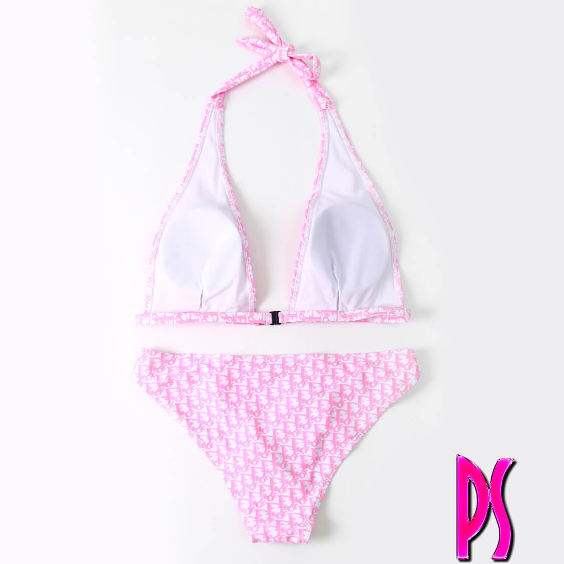 Christian Dior Halter Bikini Pink