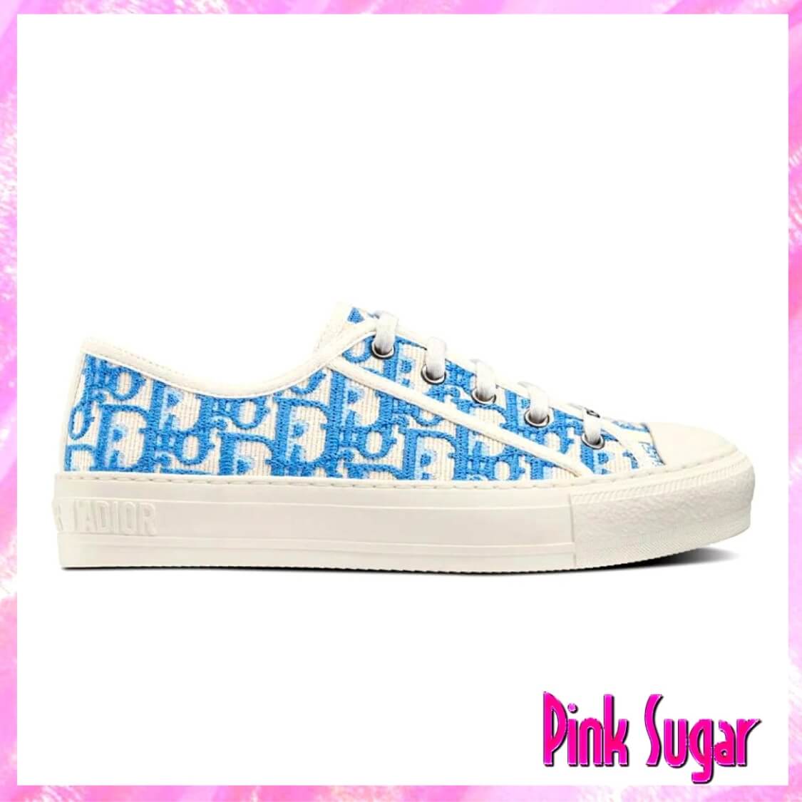 Dior Walk 'N' Platform Sneakers Sky Blue