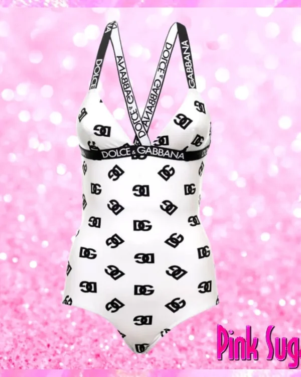 00 Dolce Gabbana Monogram Swimsuit 1