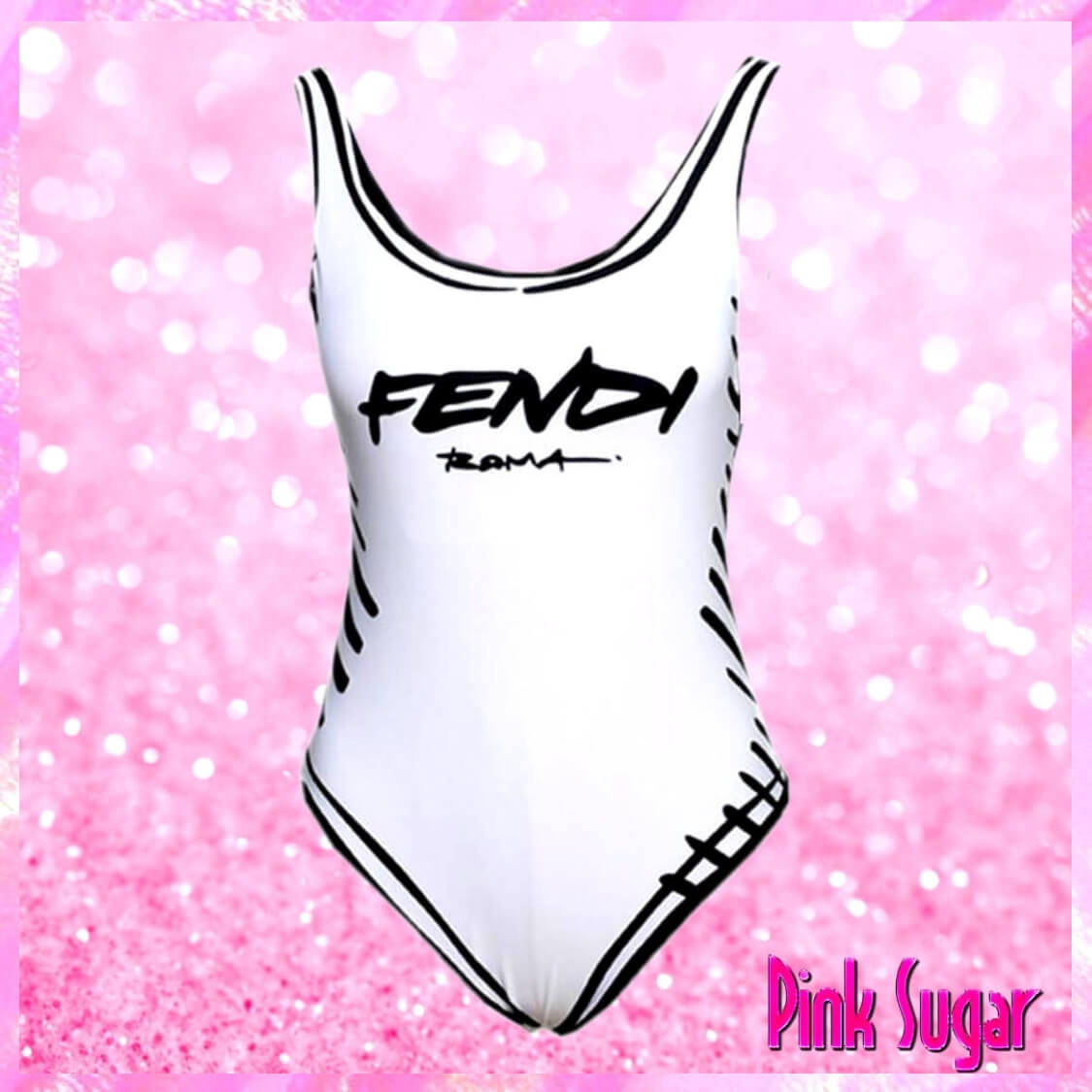 Fendi Designer California Style Swimsuit