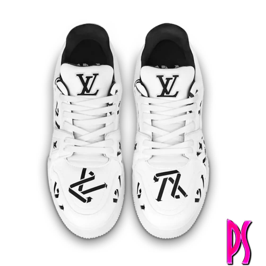 Louis Vuitton Logo Trainer Sneaker Black