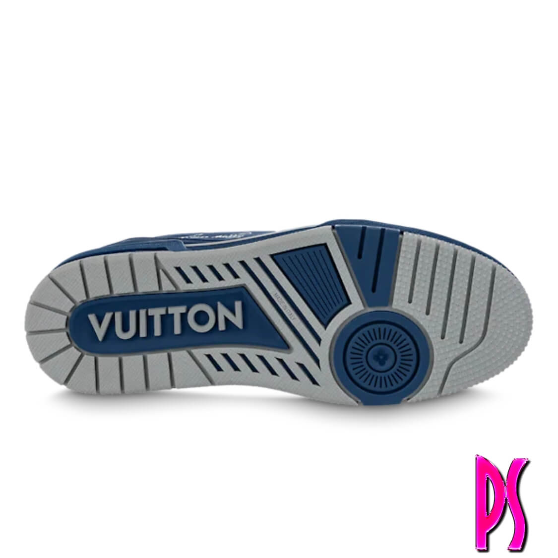 Louis Vuitton Trainer Sneaker Blue Grey