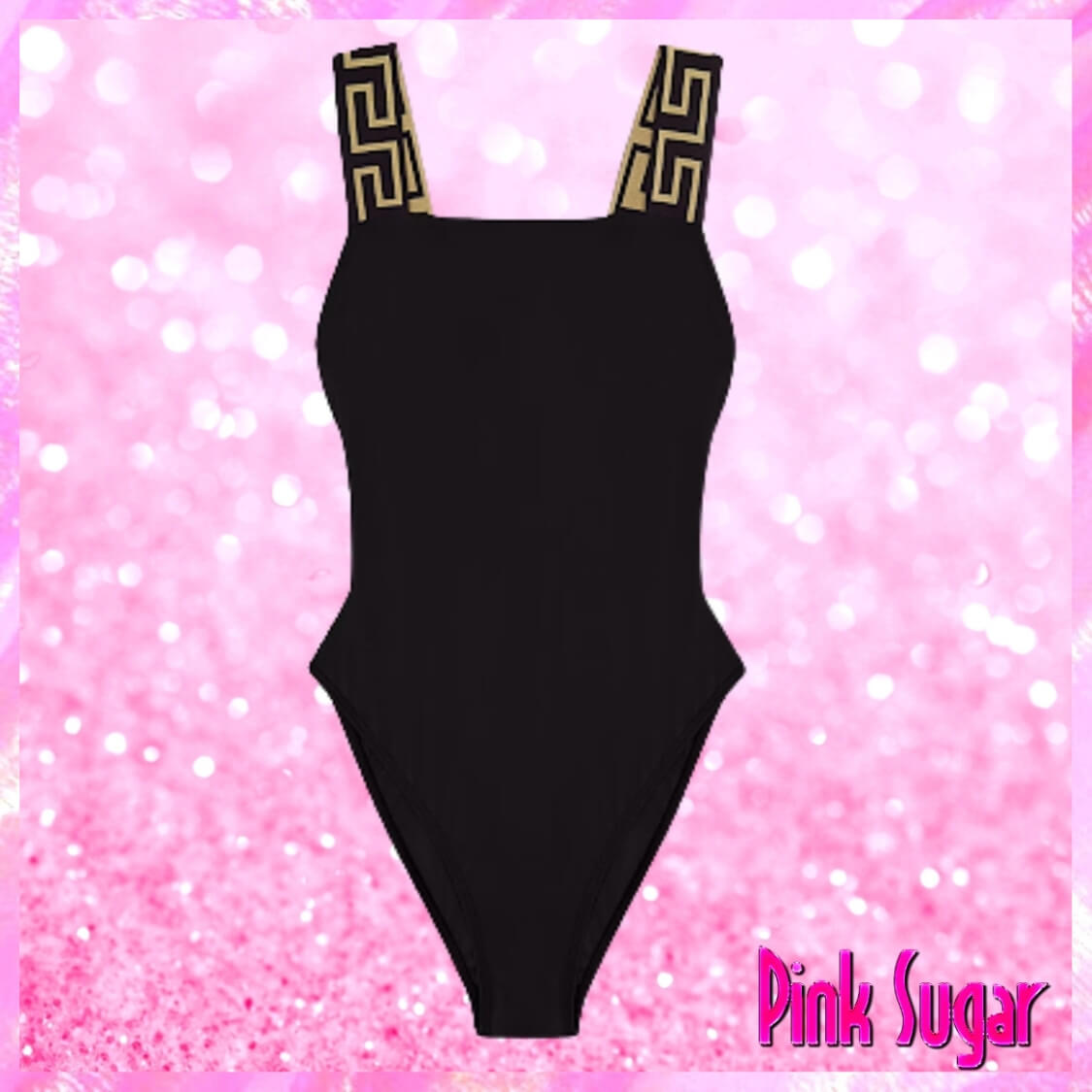 Versace Greca Border One Piece Swimsuit