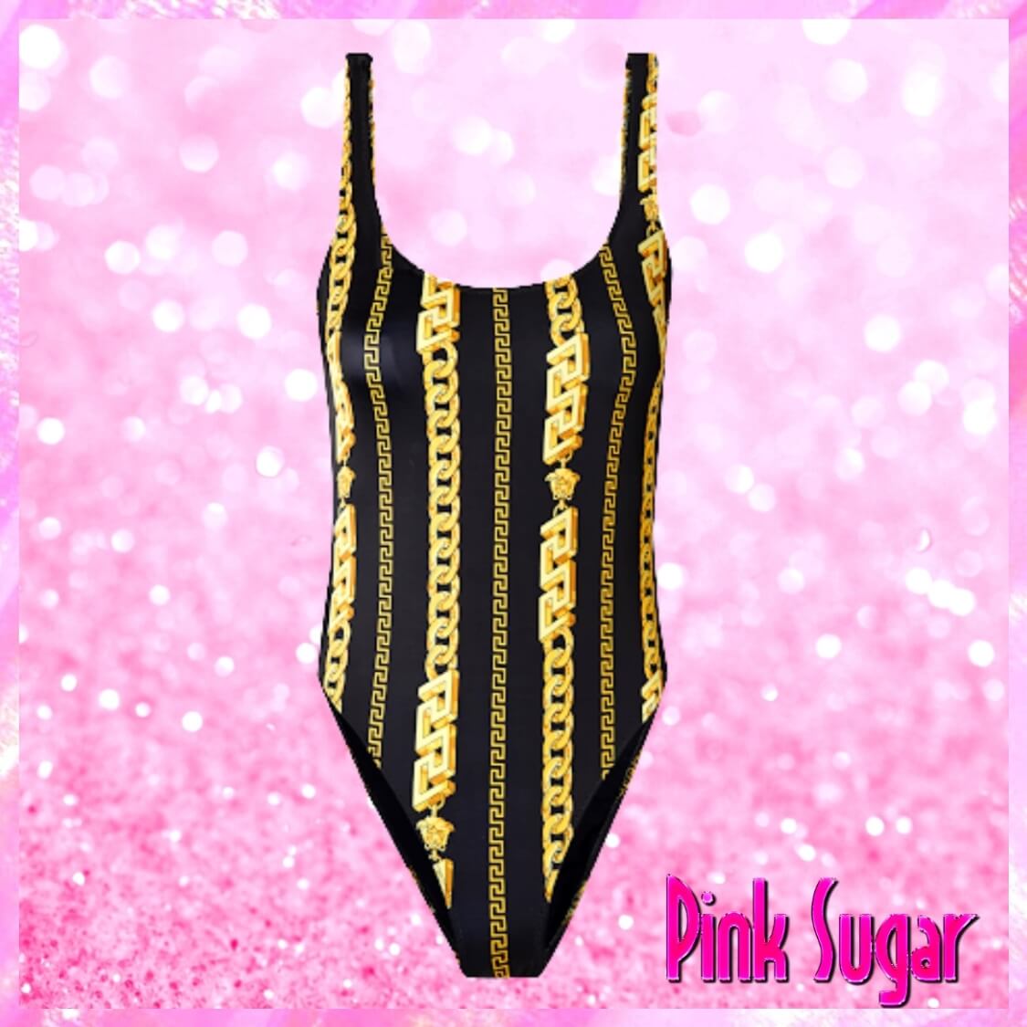 Versace Chain Link Swimsuit