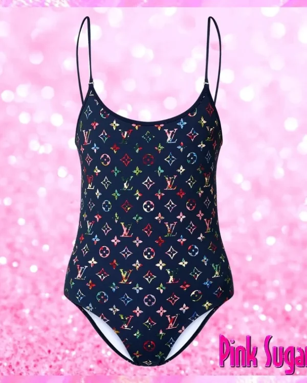 00 Vintage Flower One Piece Swimsuit 4
