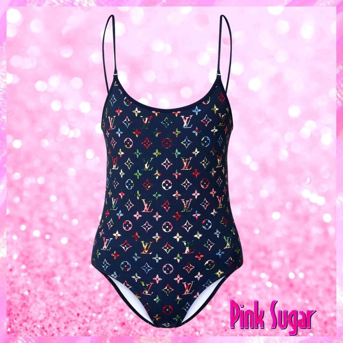 Vintage Flower One-Piece Swimsuit