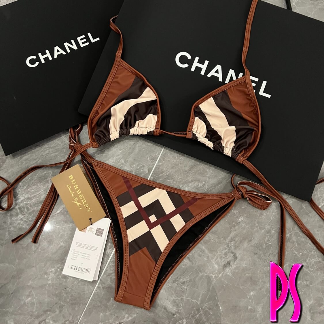 Burberry Chevron Bikini 