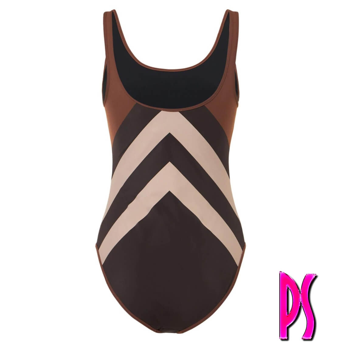 Burberry Chevron Check Swimsuit