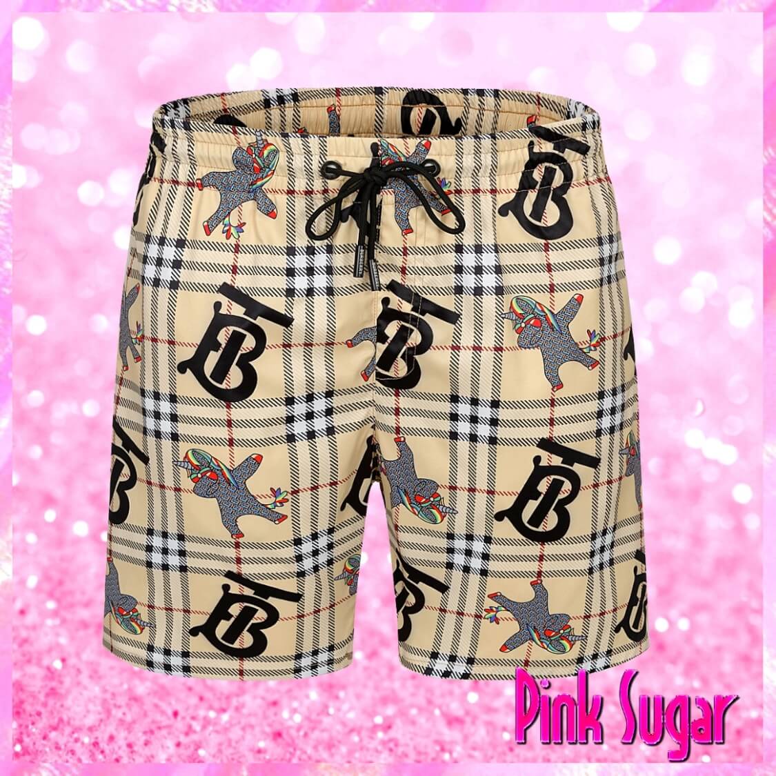 Burberry Checkered Swim Shorts