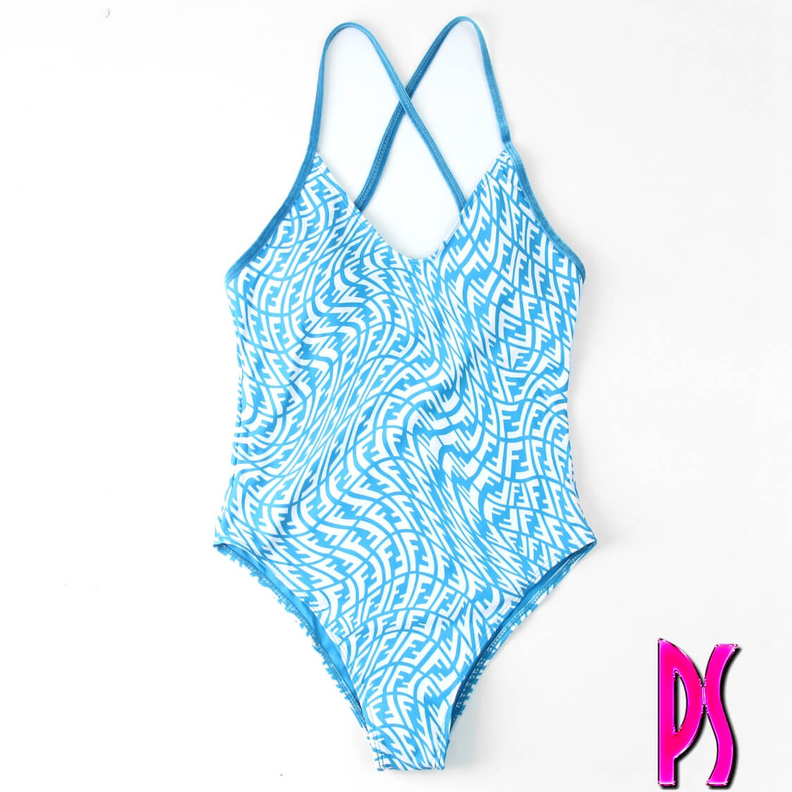 Fendi Swirl FF Print Swimsuit 