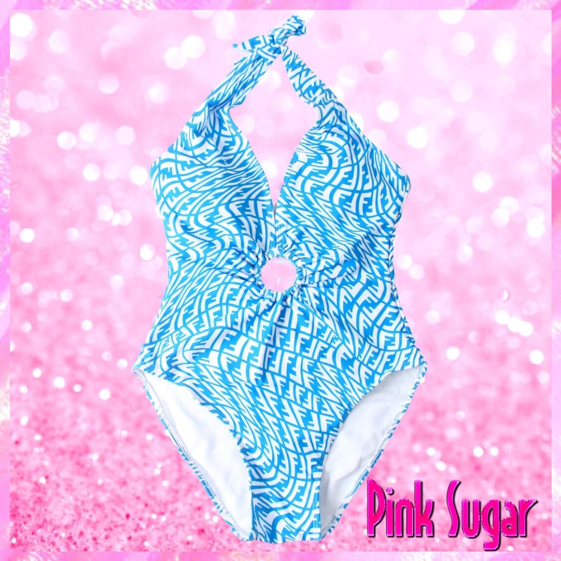 Fendi Swirl FF Print Swimsuit