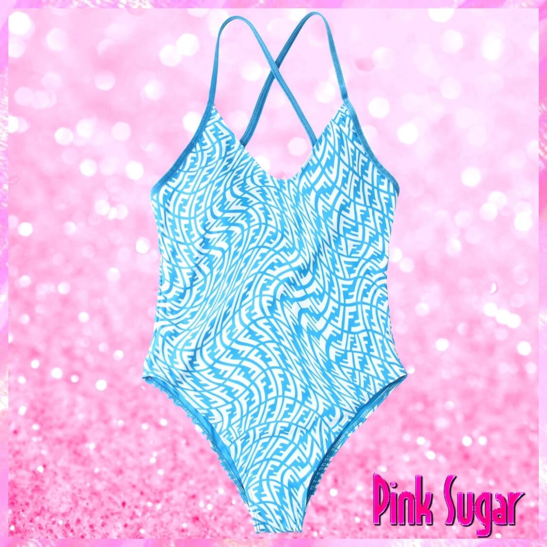 Fendi Swirl FF Print Swimsuit