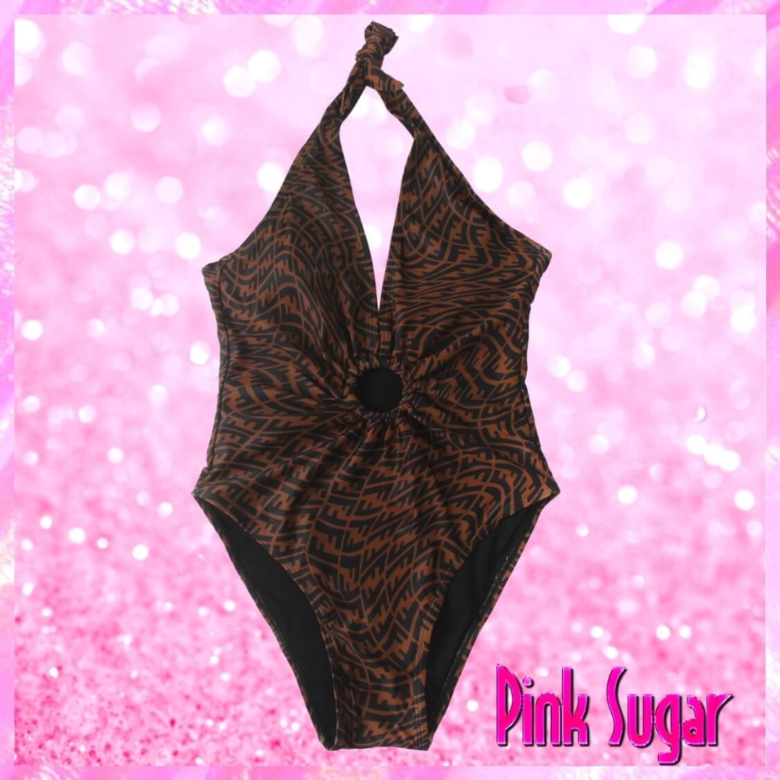 Fendi Swirl FF Print Swimsuit