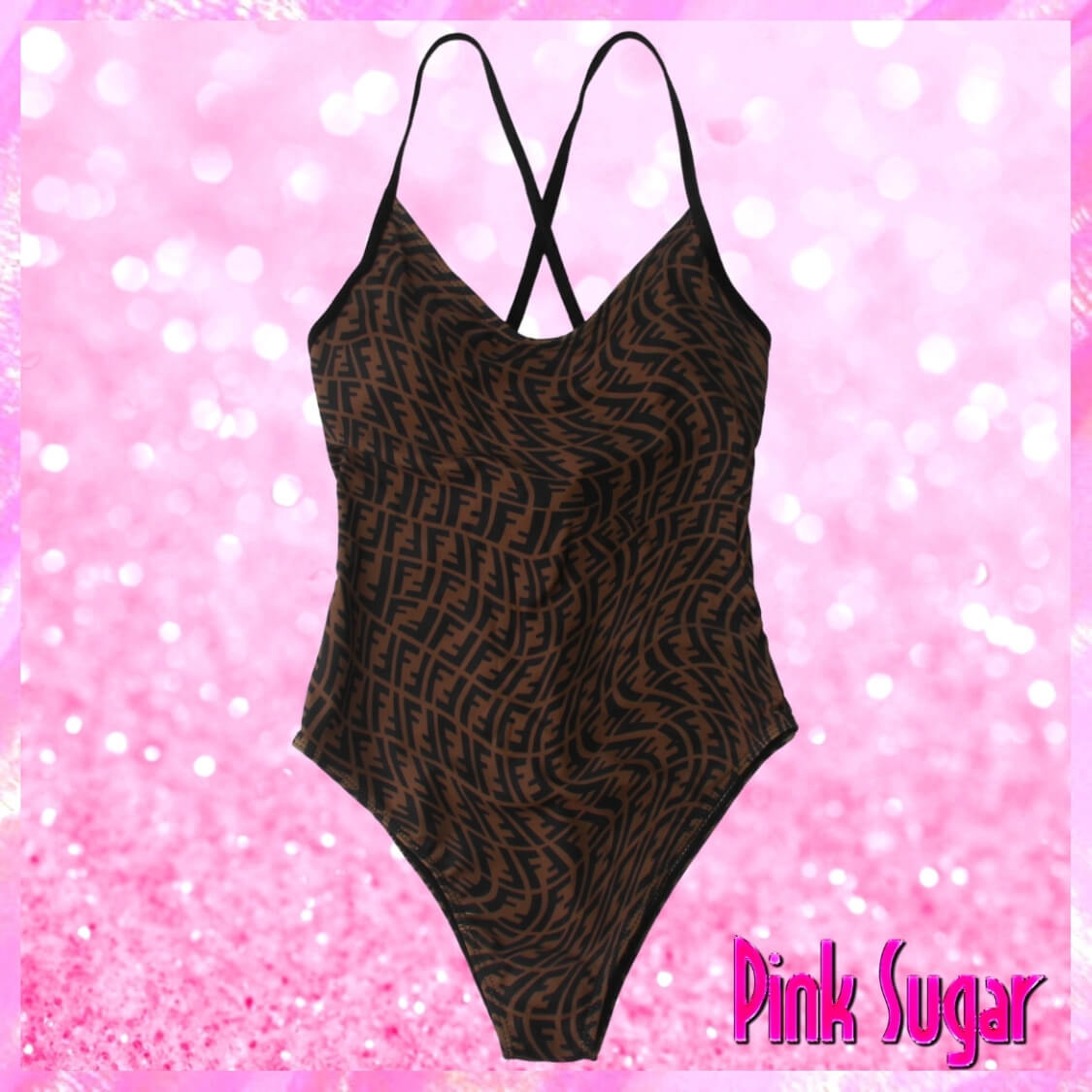 Fendi Swirl FF Print Swimsuit