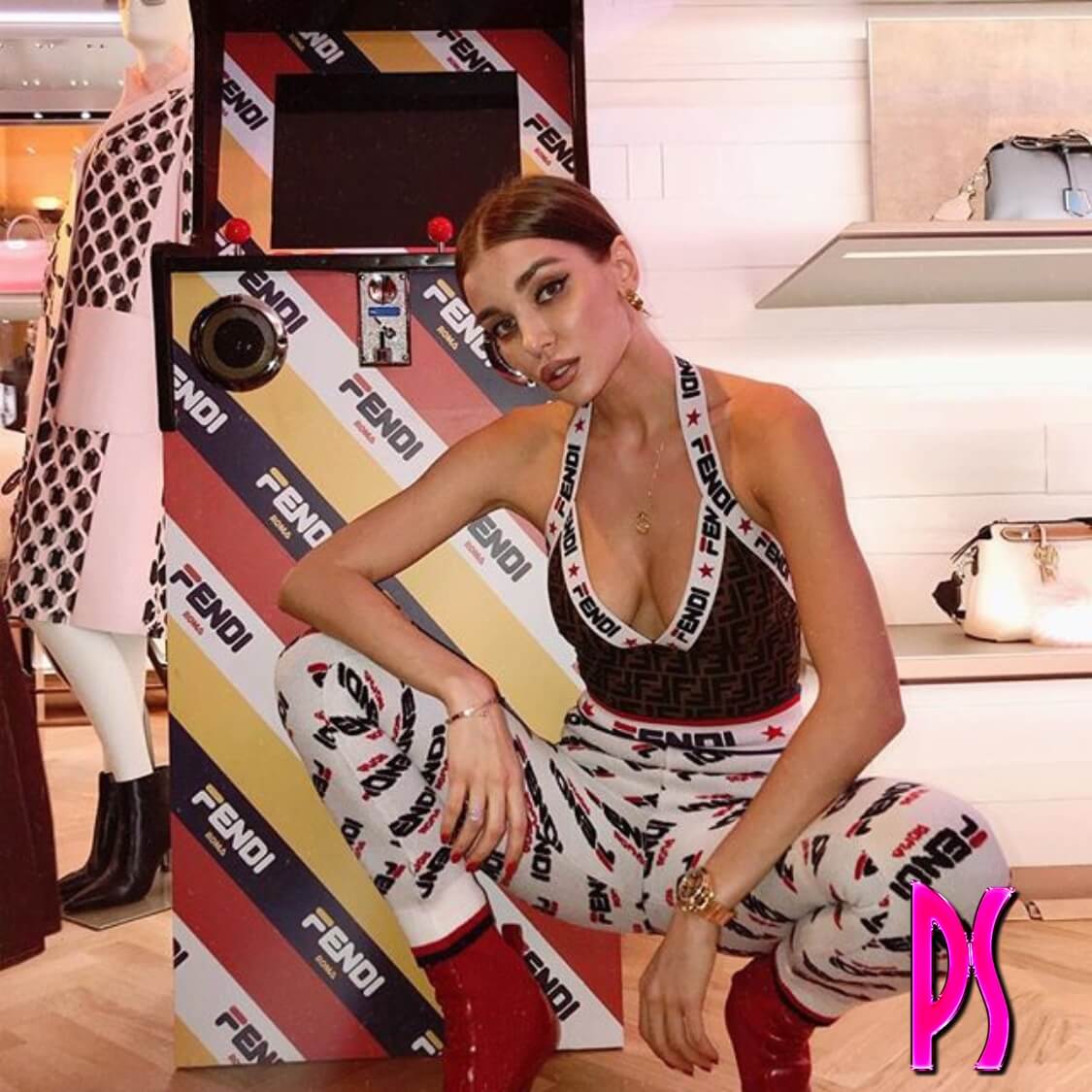 Fendi X Fila One Piece Swimsuit