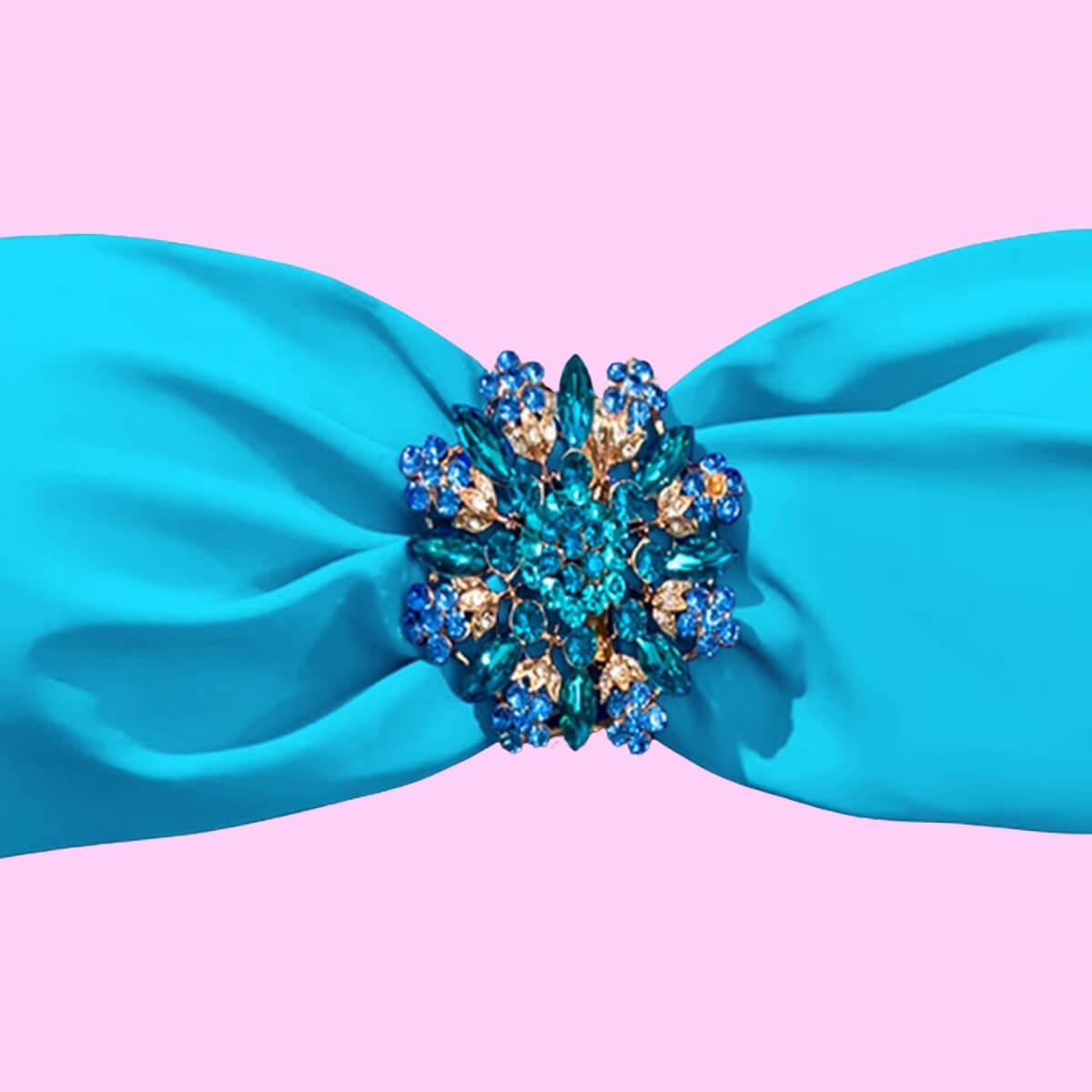 Crystal Bandeau Bikini Set