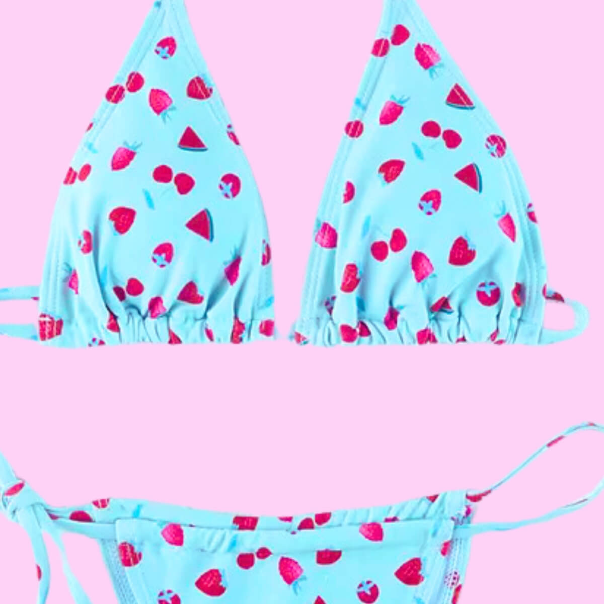 Fruit Print Bikini Set