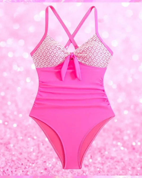 Lace Detail One Piece Swimsuit